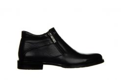 Trzewiki John Doubare PSH192-15-194R Black 104236, Czarny, Skóra naturalna - 44. Czarne botki męskie John Doubare, na zimę, bez wzorów, z gumy, bez obcasa, bez zapięcia. W wyprzedaży za 404.10 zł.