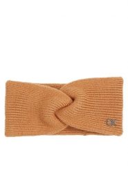 Calvin Klein Opaska materiałowa K60K612591 Brązowy. Brązowe rękawiczki damskie Calvin Klein, bez wzorów, z materiału. Za 129.99 zł.