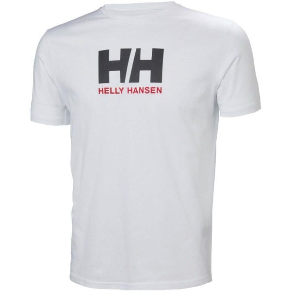 Koszulka sportowa męska Helly Hansen Logo. Białe koszulki sportowe męskie Helly Hansen, m, bez wzorów, bez ramiączek, żeglarskie. W wyprzedaży za 134.65 zł.