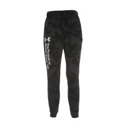 Spodnie sportowe męskie Under Armour Rival Terry Novelty. Czarne spodnie sportowe męskie Under Armour, l, bez wzorów, z dresówki, trekkingowe. Za 462.00 zł.