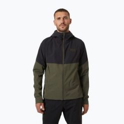 Kurtka softshell męska Helly Hansen Blaze Softshell. Szare kurtki męskie Helly Hansen, m, bez wzorów, z softshellu, sportowe, bez kaptura. Za 489.99 zł.