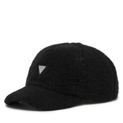 Czapka z daszkiem Guess. Czarne czapki damskie Guess, z aplikacjami. Za 134.99 zł.