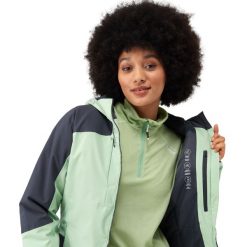 Kurtka Ocieplana Damska Rozciągliwa Highton. Szare kurtki sportowe damskie Regatta, m, bez wzorów, z materiału, bez ramiączek, z kapturem, trekkingowe. Za 158.99 zł.