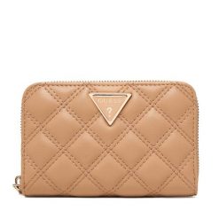 Portfel Guess. Brązowe portfele damskie Guess. Za 259.99 zł.