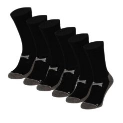 Skarpety Antypoślizgowe do Piłki Nożnej Pro - 6 par - Czarny. Czarne skarpetki damskie XTREME SOCKSWEAR, bez wzorów, z bawełny. Za 210.49 zł.
