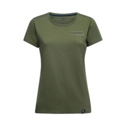 T-shirt damski La Sportiva Mantra. Zielone t-shirty damskie La Sportiva, xs, bez wzorów, z bawełny, bez kołnierzyka, bez ramiączek. Za 244.00 zł.