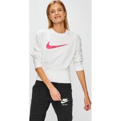 Nike Sportswear - Bluza. Białe bluzy damskie Nike Sportswear, l, bez wzorów, z bawełny, bez ramiączek, bez kaptura. W wyprzedaży za 169.90 zł.