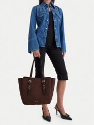 Nine West Torebka EO-STEEL ROSE-LDA9417 Brązowy. Brązowe shopperki damskie Nine West, bez wzorów, z materiału, bez dodatków. Za 329.99 zł.