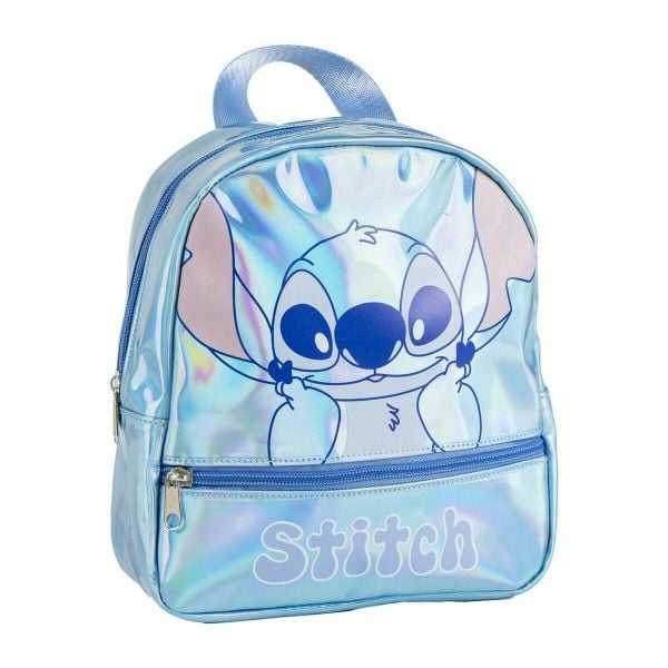 Plecak szkolny Stitch Niebieski. Niebieskie plecaki męskie Disney, bez wzorów. Za 81.95 zł.