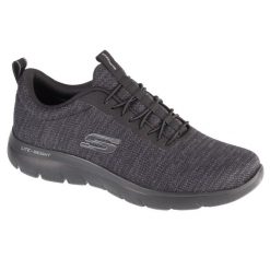 Buty sportowe Sneakersy męskie, Summits - Sorenz. Czarne buty sportowe męskie Skechers, bez wzorów, bez zapięcia, trekkingowe. Za 229.99 zł.