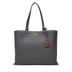 Torebka DKNY. Szare shopperki damskie DKNY, bez wzorów, bez dodatków. Za 709.99 zł.