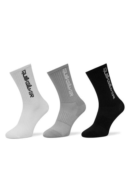 Quiksilver Skarpety długie AS_QUIKSILVER_100W_SS25 (3-PACK) Biały. Białe skarpety męskie Quiksilver, bez wzorów, z bawełny. Za 39.99 zł.