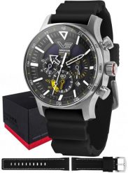 Zegarek męski Vostok Europe VR42-595A732S czarny. Czarne zegarki męskie Vostok Europe, bez wzorów. Za 3,040.93 zł.