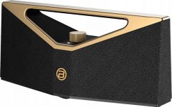 BUGANI Brief Pro - black+gold - Przenośny głośnik Bluetooth. Czarne głośniki przenośne Bugani. Za 658.95 zł.