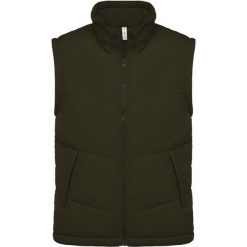 Kurtka puchowa bez rękawów Kariban Doublé Polaire. Zielone kurtki męskie KARIBAN, m, bez wzorów, z puchu, eleganckie, bez kaptura. Za 218.00 zł.