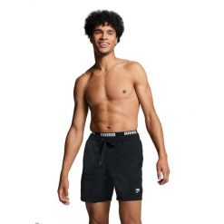 Kąpielówki męskie Puma, Utility Mid Shorts, Czarne. Czarne kąpielówki męskie Puma, m, bez wzorów, z materiału. Za 243.00 zł.