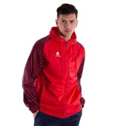 Kurtka z dresu Piu Adrenalina 3304 Jason. Czerwone kurtki męskie PIU ADRENALINA, xl, bez wzorów, z dresówki, bez kaptura. Za 249.50 zł.