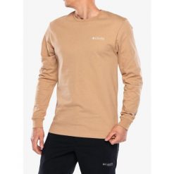 Longsleeve Columbia Explorers Canyon LS T-Shirt. Brązowe bluzy męskie Columbia, bez wzorów, sportowe, bez ramiączek, bez kaptura. Za 131.19 zł.