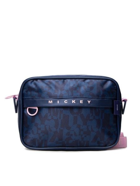 Mickey&Friends Torebka ACCCS-AW21-23DSTC Granatowy. Niebieskie listonoszki damskie Mickey&Friends, bez wzorów, z materiału, bez dodatków. Za 35.99 zł.