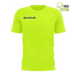 Koszulka Bawełniana Givova 3XL - Fluo Żółty Komfort. Żółte bluzki damskie Givova, xl, bez wzorów, z bawełny, eleganckie, bez kołnierzyka, bez ramiączek. Za 52.75 zł.