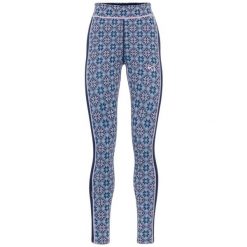 Damskie legginsy Kari Traa Rose. Niebieskie legginsy damskie Kari Traa, bez wzorów, z dzianiny. Za 477.50 zł.