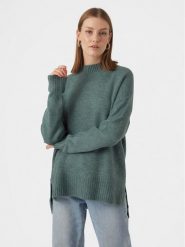 Vero Moda Sweter 10269229 Zielony Regular Fit. Zielone swetry nierozpinane damskie Vero Moda, xs, bez wzorów, z syntetyku, bez kołnierzyka, bez ramiączek. Za 109.99 zł.