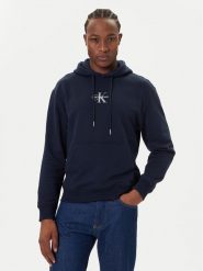 Calvin Klein Jeans Bluza LV04RD243G Granatowy Regular Fit. Niebieskie bluzy męskie Calvin Klein Jeans, m, bez wzorów, z bawełny, bez ramiączek, bez kaptura. Za 389.99 zł.