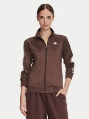 Kappa Bluza 222 Banda Wanniston Slim 301PSC0 Brązowy Regular Fit. Brązowe bluzy damskie Kappa, l, bez wzorów, z syntetyku, bez ramiączek, bez kaptura. Za 179.99 zł.