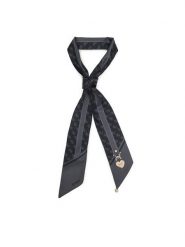 Guess Chusta AW5488 POL03 Czarny. Czarne rękawiczki damskie Guess, z aplikacjami, z poliesteru. Za 119.99 zł.