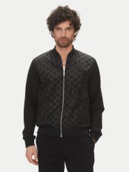 KARL LAGERFELD Bluza 505064 552902 Czarny Regular Fit. Czarne bluzy męskie KARL LAGERFELD, m, bez wzorów, z syntetyku, bez ramiączek, bez kaptura. Za 809.99 zł.