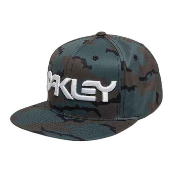 Czapka typu snapback Oakley Mark III. Brązowe czapki damskie Oakley, bez wzorów. Za 249.00 zł.