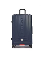 Nautica Walizka duża CWBEO-NTC-KS-003-07-L Granatowy. Niebieskie walizki męskie Nautica, bez wzorów, z tworzywa sztucznego, duże. Za 399.99 zł.