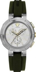 Zegarek Versace Zegarek marki Versace model VE2H00121 kolor Czarny. Akcesoria Męskie. Sezon: Cały rok NoSize. Czarne zegarki męskie Versace, bez wzorów. Za 2,386.69 zł.