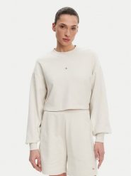 Calvin Klein Jeans Bluza J20J225370 Beżowy Regular Fit. Brązowe bluzy damskie Calvin Klein Jeans, xl, bez wzorów, z bawełny, bez ramiączek, bez kaptura. Za 249.99 zł.