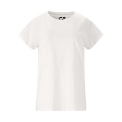 Koszulka damska Cruz Highmore. Białe bluzki damskie CRUZ, bez wzorów, sportowe, bez kołnierzyka, bez ramiączek. Za 94.00 zł.