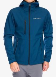 Kurtka softshell męska Hannah Briston. Niebieskie kurtki męskie Hannah, na zimę, m, bez wzorów, z materiału, bez kaptura, trekkingowe. Za 389.39 zł.
