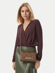 LOVE MOSCHINO Torebka JC4079PP0PLA0203 Brązowy. Brązowe torebki wizytowe damskie Love Moschino, bez wzorów, ze skóry, bez dodatków. Za 639.99 zł.
