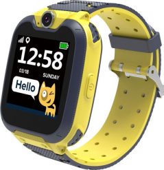 Smartwatch Canyon Tony KW-31 Czarno-żółty (CNE-KW31YB). Czarne zegarki smartwatch Canyon, bez wzorów. Za 173.10 zł.