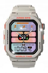 Smartwatch Zeblaze Smartwatch Zeblaze Ares GPS Biały AMOLED Alexa 3ATM 14 dni Baterii. Białe zegarki smartwatch Zeblaze, bez wzorów. Za 366.26 zł.