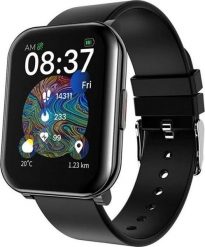 Smartwatch Kumi KU2 Pro Enhanced Czarny (KU-KU2Pro/BK). Czarne zegarki smartwatch Kumi, bez wzorów. Za 37.82 zł.