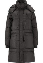 Parka dla kobiet Whistler Amatos. Czarne parki damskie Whistler, uniwersalny, bez wzorów, z materiału, z kapturem. Za 363.50 zł.