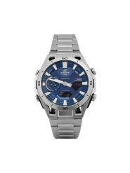 Casio Zegarek Edifice ECB-2300D-2AEF Srebrny. Szare, analogowe zegarki męskie Casio, bez wzorów, srebrne. Za 1,149.00 zł.