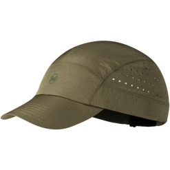 Czapka z daszkiem BUFF SPEED CAP SOLID TUNDRA. Zielone czapki damskie Buff, bez wzorów, sportowe. Za 109.99 zł.