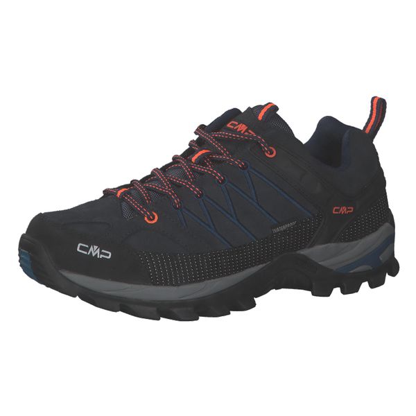 Rigel Low Trekking Shoes Wp. Brązowe buty zimowe męskie CMP, bez wzorów, z gumy, bez obcasa, bez zapięcia. Za 359.00 zł.