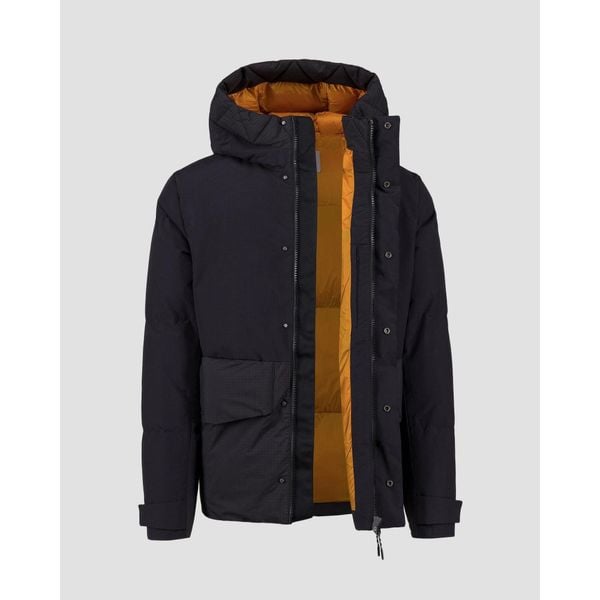 Kurtka męska Dolomite KARAKORUM2 BLACK. Czarne kurtki męskie Dolomite, m, bez wzorów, z puchu, sportowe, bez kaptura. W wyprzedaży za 714.00 zł.