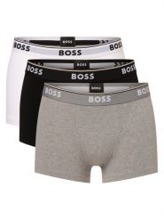 BOSS Obcisłe bokserki pakowane po 3 szt. Mężczyźni Bawełna szary|czarny|biały|wielokolorowy, M. Białe bokserki męskie Boss, bez wzorów, z bawełny. Za 219.95 zł.