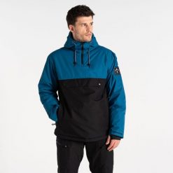 Kurtka narciarska męska Freeride Overhead. Czarne kurtki sportowe męskie Dare 2B, na zimę, m, bez wzorów, z tkaniny, bez kaptura, narciarskie. W wyprzedaży za 479.99 zł.