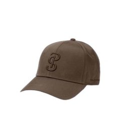 Czapka z daszkiem PS of Sweden Electra. Brązowe czapki damskie PS OF SWEDEN, bez wzorów, eleganckie. Za 198.50 zł.