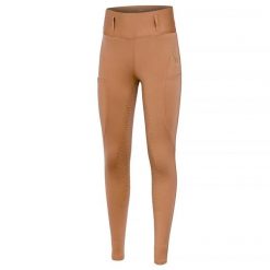 Legginsy jeździeckie damskie EQUESTRIAN QUEEN Southampton 24AW z pełnym lejem. Brązowe legginsy damskie EQUESTRIAN QUEEN, bez wzorów. Za 268.99 zł.