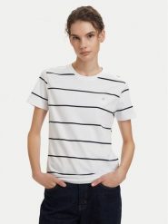 Beverly Hills Polo Club T-Shirt P-SS26W-TS0162 Biały Regular Fit. Białe t-shirty damskie Beverly Hills Polo Club, s, bez wzorów, z bawełny, bez kołnierzyka, bez ramiączek. Za 129.99 zł.